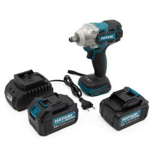 Hayami HA-1006 ütvecsavarozó szett – 580 Nm nyomaték, 2× Li-Ion akkumulátorral