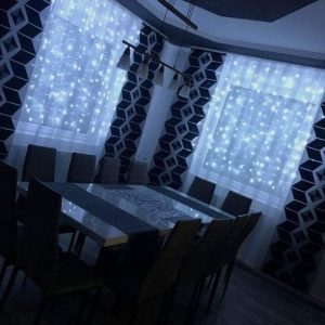 Hideg fehér LED fényfüggöny 2x1.5méter