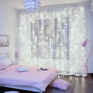 Hideg fehér Led fényfüggöny 2x2 méter